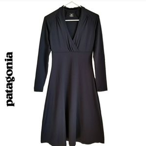 Last Day Patagonia Knit Black Dress